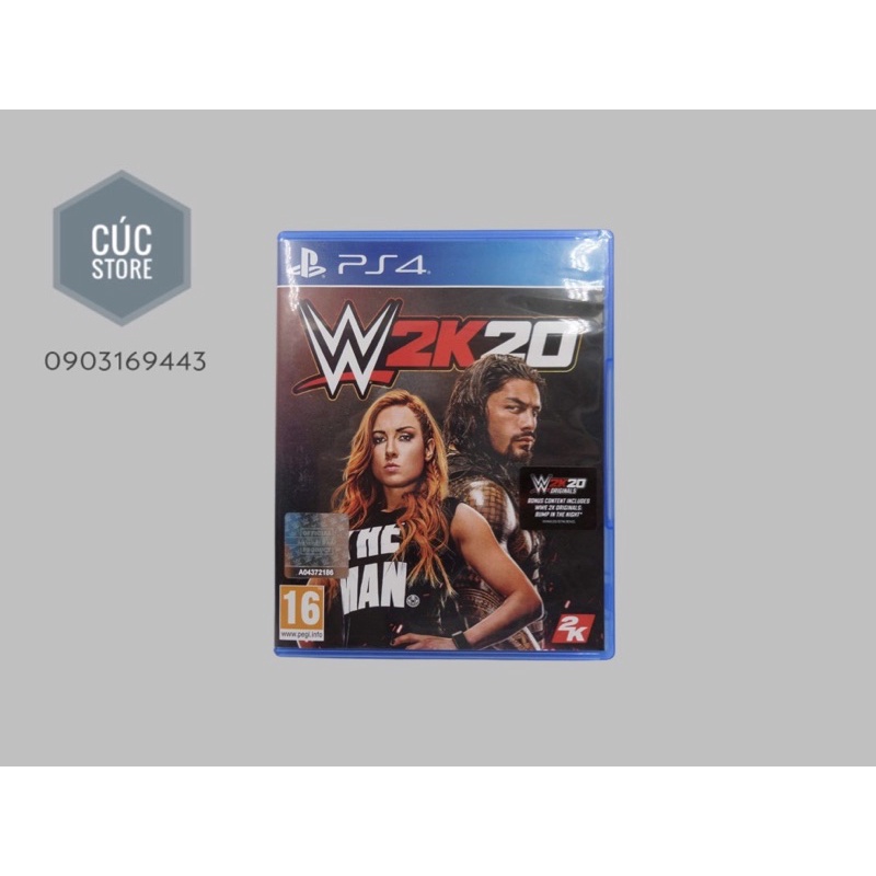 Đĩa chơi game PS4: WWE 2K20