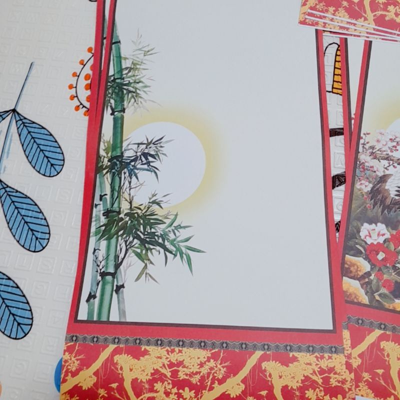 Giấy Liễn Vẽ Thư Pháp Size 27x79cm