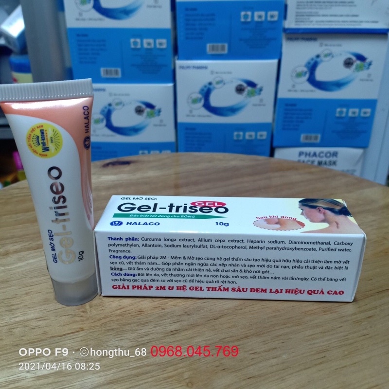 Gel Triseo Halaco tuýp 10gr
