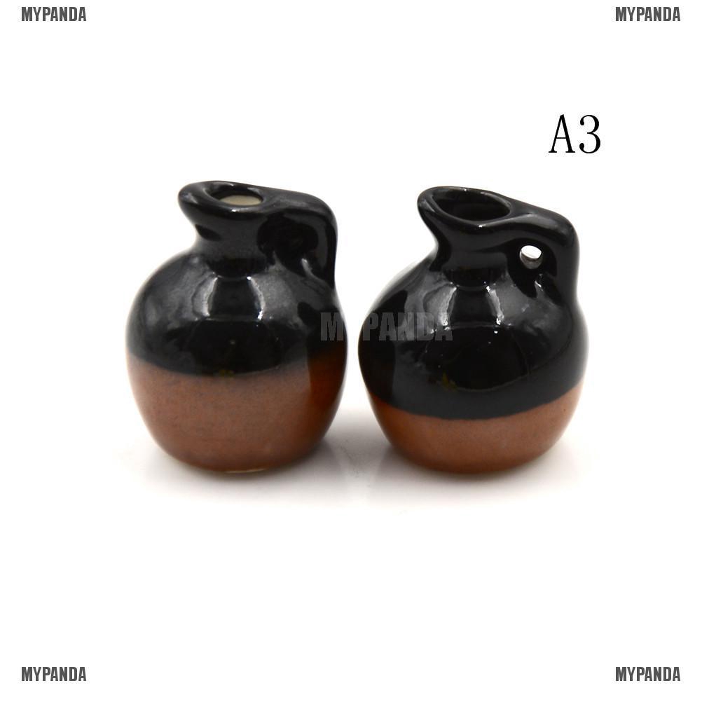 Bình gốm sứ trang trí nhà búp bê 1:12