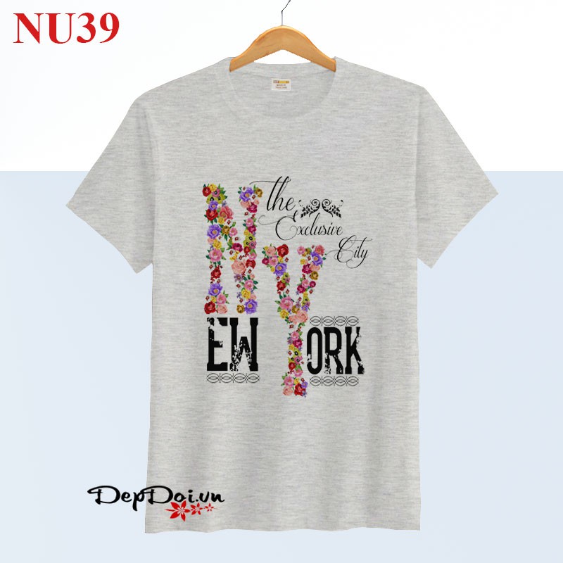 Áo thun nữ The Exclusive New York City NU39 (7 màu)