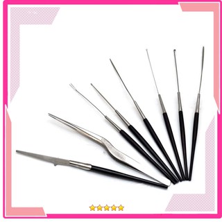 Bộ ráy tai thanh sơn chuyên nghiệp 8 món vỉ xanh lá