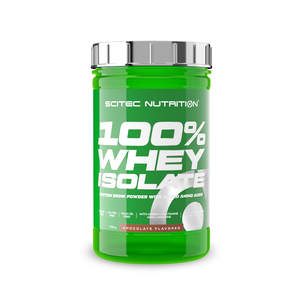 Whey Protein Isolate SCITEC NUTRIOTION Sữa Tăng Cơ Cho Người Tập Gym Tinh Khiết hũ 700G - Chính Hãng