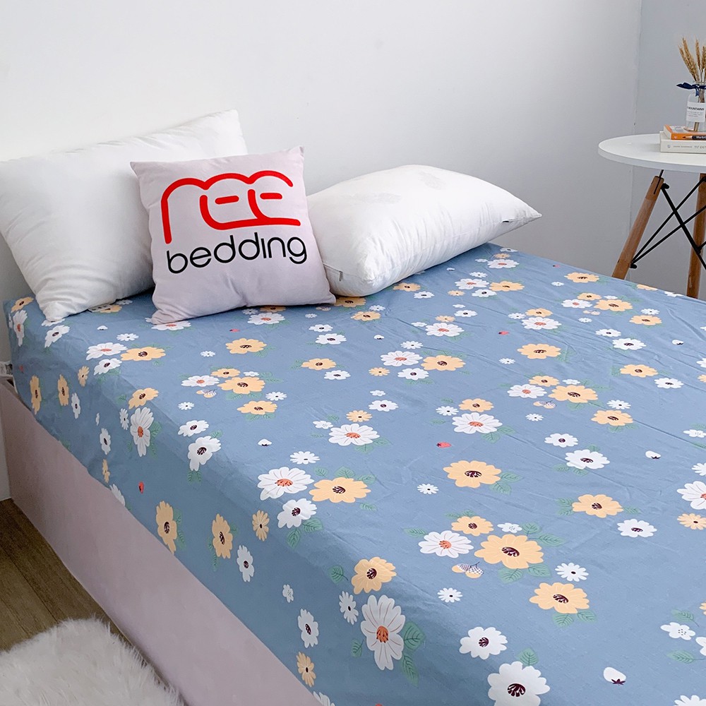 Ga chống thấm 100% Cotton REE Bedding kháng nước cao cấp đủ size drap giường cho bé 1m2, 1m4, 1m6, 1m8, 2m