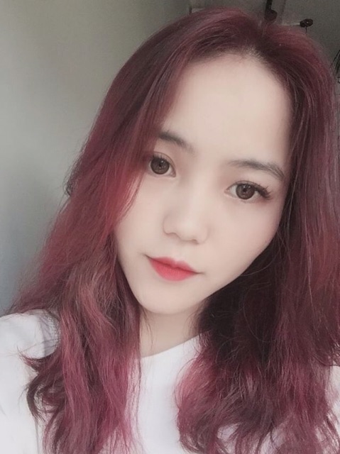 Thuốc nhuộm màu HỒNG TÍM +kèm oxy trợ dưỡng và găng tay | BigBuy360 - bigbuy360.vn