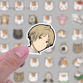 Bộ 50 miếng dán PVC hình Natsume Yuujinchou trang trí Laptop ván trượt DIY