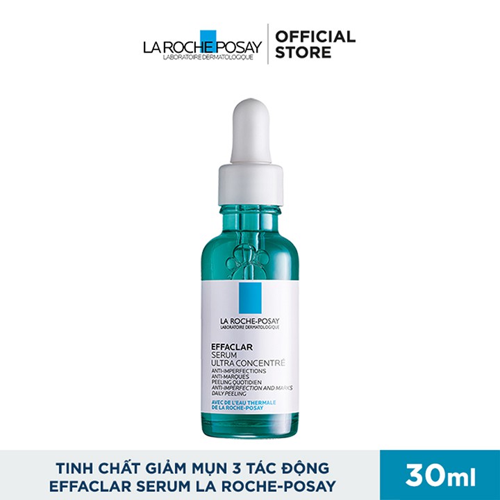 Bộ tinh chất giảm mụn, giảm thâm và hỗ trợ thu nhỏ lỗ chân lông La Roche-Posay Effaclar Serum