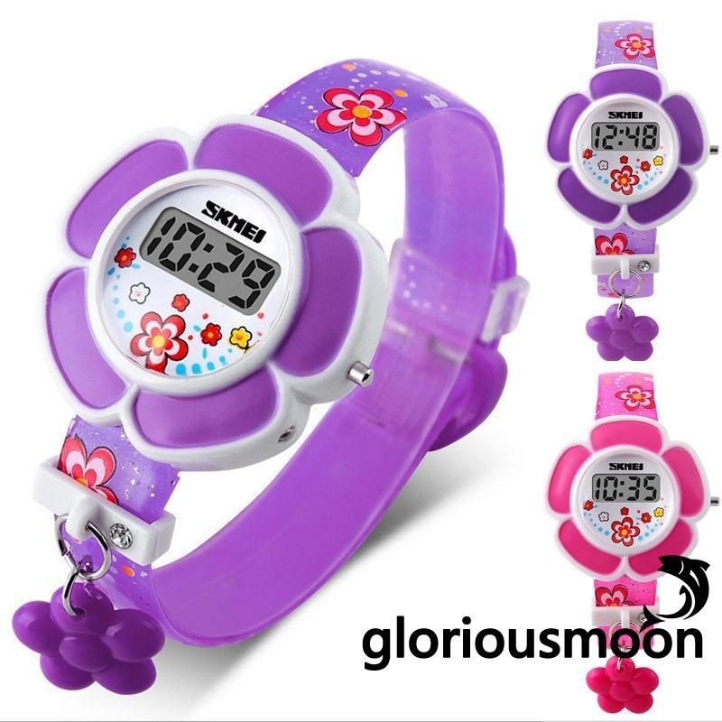 Đồng hồ đeo tay điện tủ hình hoa dễ thương cho bé gái | BigBuy360 - bigbuy360.vn