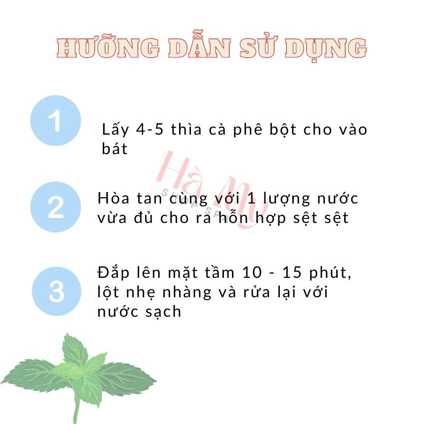Mask Bột Mặt Nạ Dẻo Bạc Hà Collagen Giảm Mụn, Giảm Viên, Se Khít Lỗ Chân Lông 100/500g