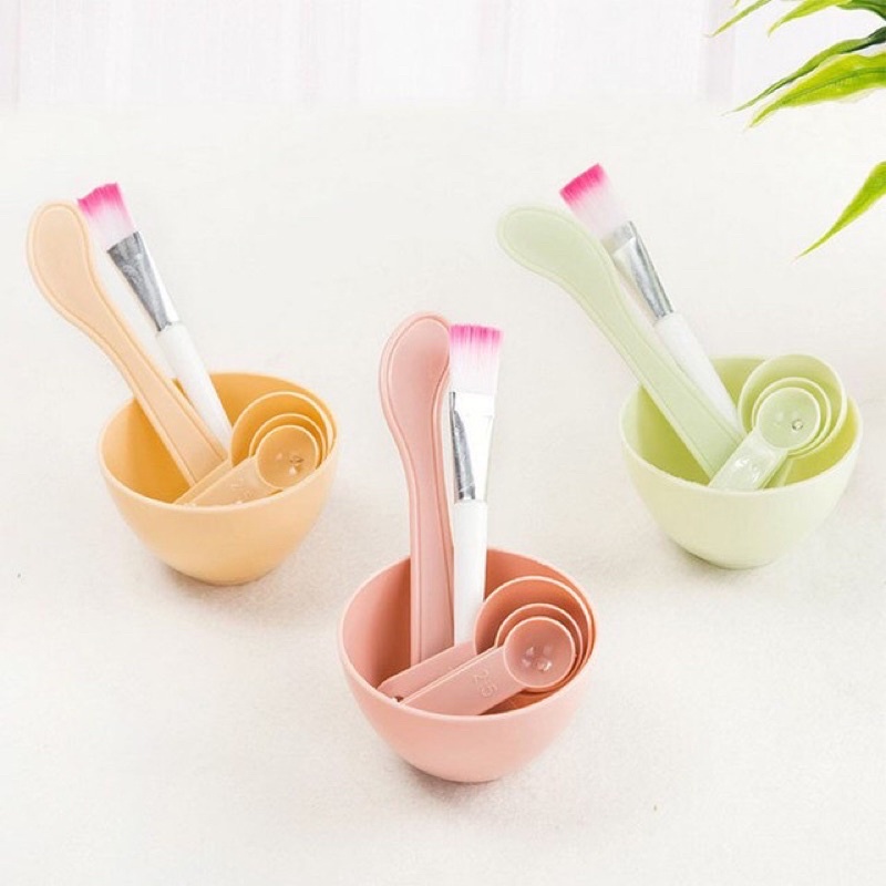 BỘ DỤNG CỤ BÁT TRỘN ĐẮP MẶT NẠ CHĂM SÓC DA MẶT