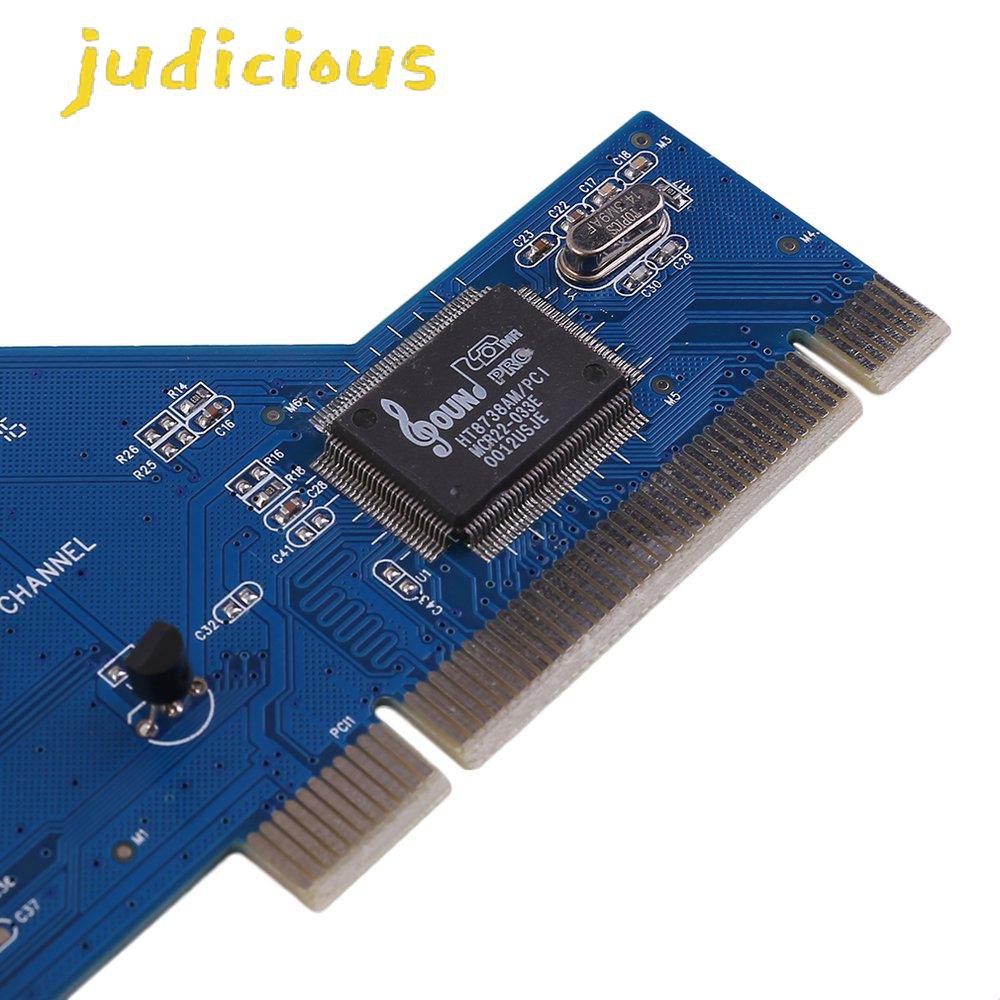 Card Âm Thanh 4 Kênh 5.1 3d Pci Cho Pc Windows Xp / Vista / 7 | BigBuy360 - bigbuy360.vn