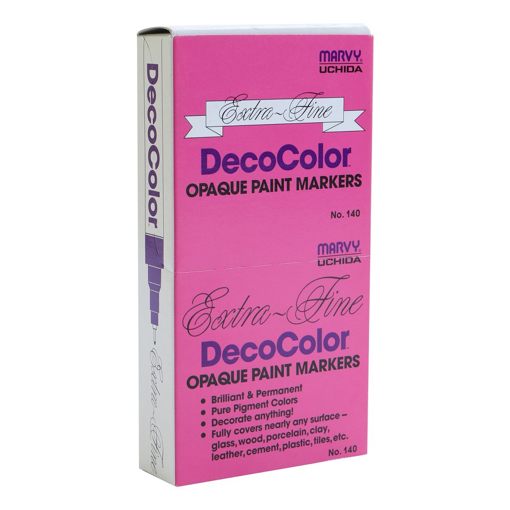 [ TÂM TÂM ]-Bút sơn Không Phai MARVY Uchida Deco Color vẽ lên mọi chất liệu nét 0.8mm-