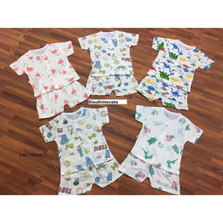 [BANBUONBANLE]Bộ cotton giấy cộc tay mở khuy cao cấp