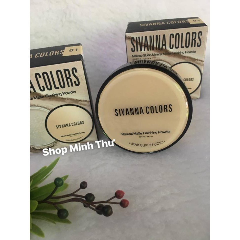 Phấn phủ bột Sivanna Colors Makeup Studio