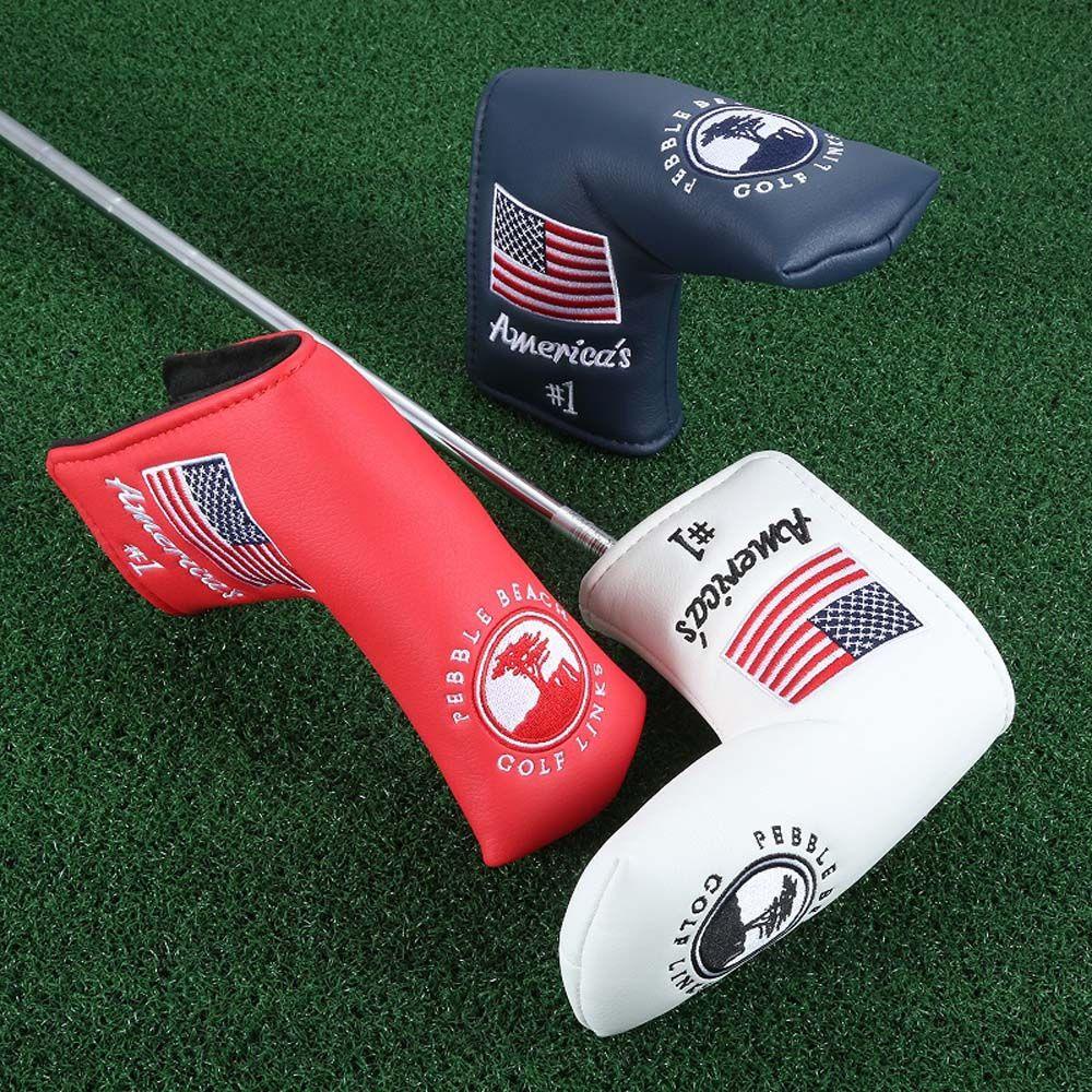 MMULCK Bọc đầu gậy golf hoạt hình chữ thêu chống thấm nước bụi bặm