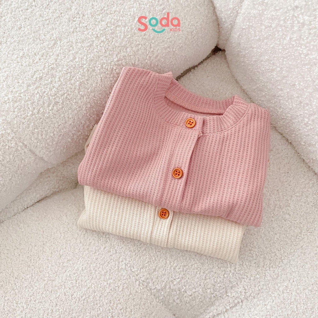 Áo khoác cardigan cho bé gái SODA KIDS phối ren phong cách Hàn Quốc ( nhiều màu )