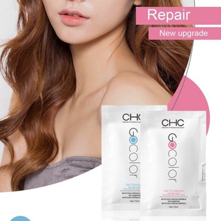 Set dầu cặp CHC gội xả korea siêu bình phục tóc hư tổn dưỡng mịn màng dạng gói Đi Phượt tiện ích VNXK XanhHouse