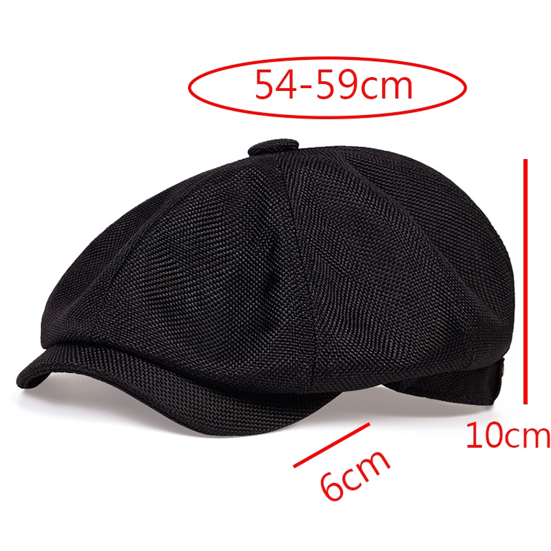 Mũ beret phong cách retro thời trang tùy chọn màu sắc dành cho nam