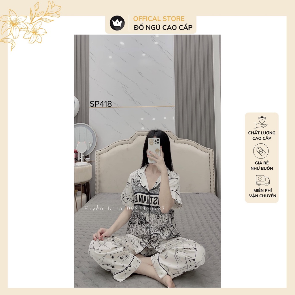 Đồ bộ Pijama - Bộ lụa mango cộc tay Cao Cấp,thiết kế năng động,trẻ trung | BigBuy360 - bigbuy360.vn