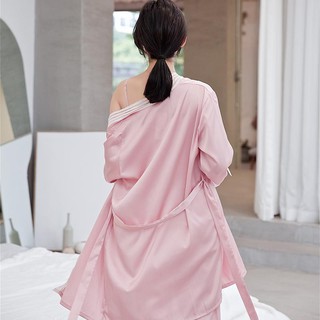 Váy lụa kèm choàng phối ren cao cấp