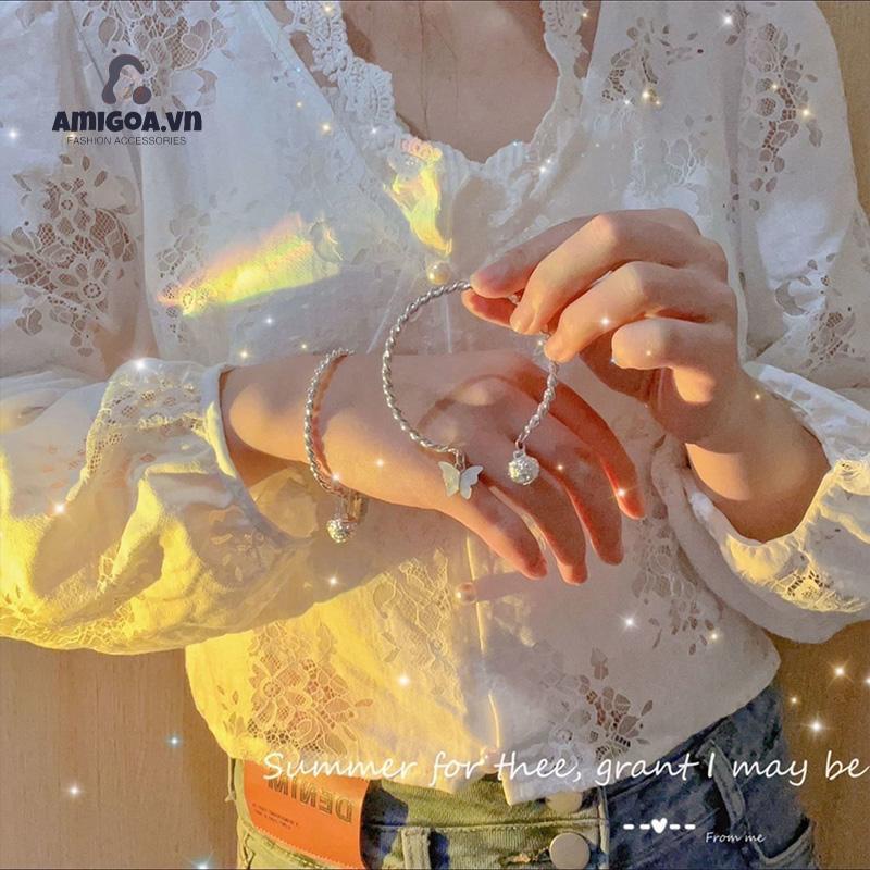 ✨✨Vòng Tay Hình Bướm Cổ Điển Có Thể Điều Chỉnh Cho Nữ / Cặp Đôi
