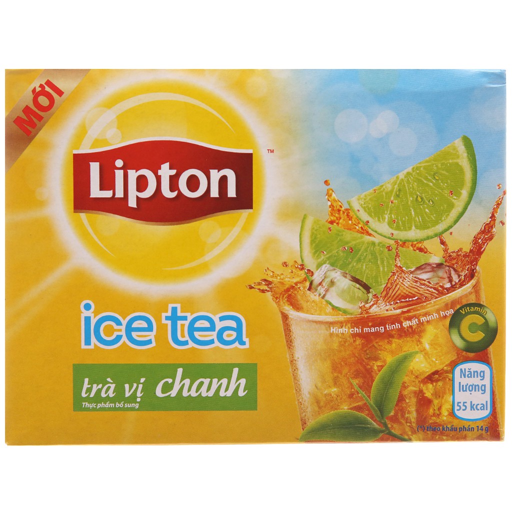 [CHÍNH HÃNG] Trà chanh Lipton Ice Tea Hộp 224g (14g x 16 gói) | BigBuy360 - bigbuy360.vn