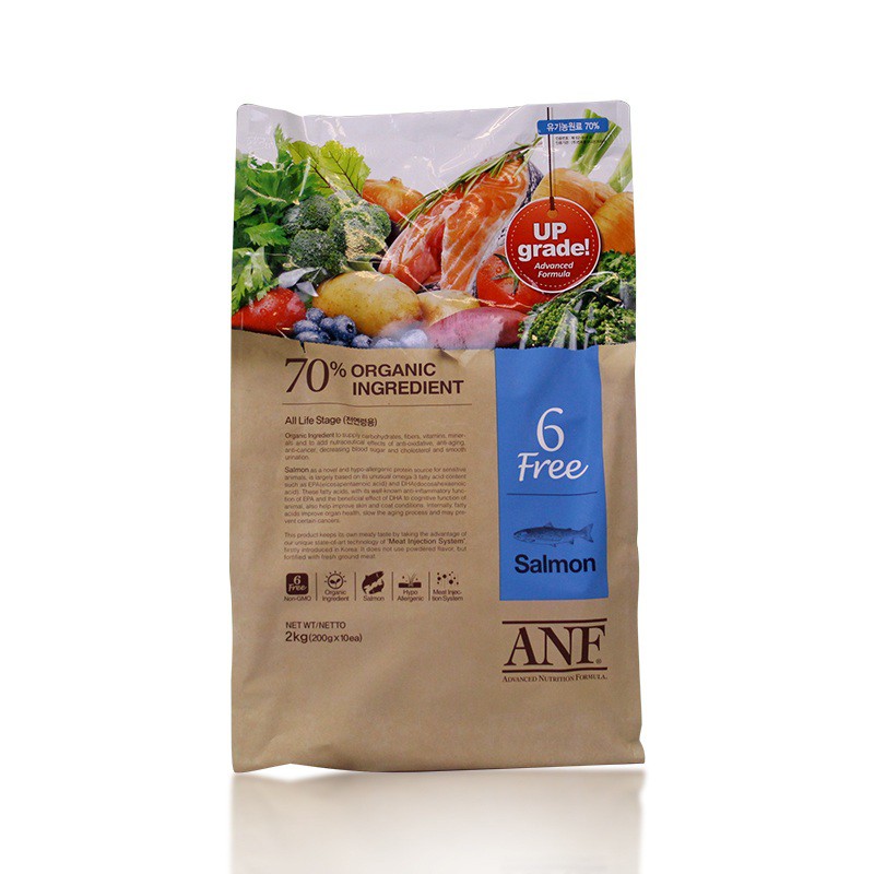 [2KG] ANF 6FREE - Thức Ăn Hạt Hữu Cơ Cho Chó Mọi Giống Loài Trên 6 Tháng Tuổi