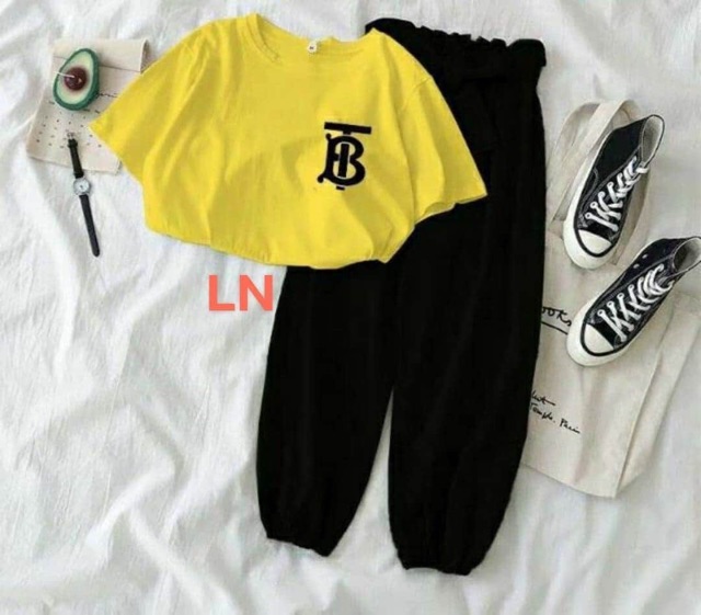 Set áo thun tình bạn + quần bom chun ống