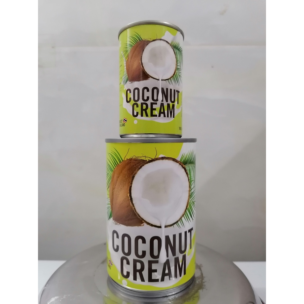 [Hộp Nhỏ 165ml (DỪA XIÊM)] NƯỚC CỐT DỪA ĐẬM ĐẶC [Thailand] EUFOOD Coconut Cream (euf-hk)