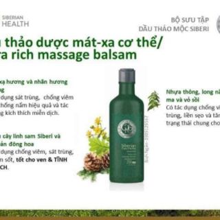 Dầu thơm mát-xa cơ thể/Extra rich massage balsam