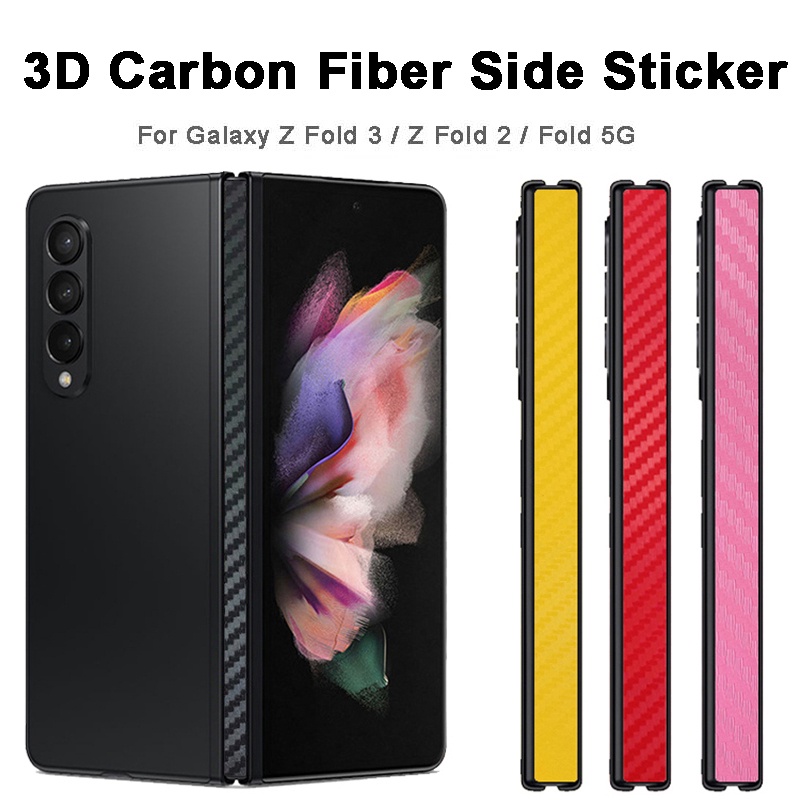 Miếng Dán Bảo Vệ Viền Điện Thoại Bằng Sợi Carbon 3D Cho SAMSUNG Z Fold3 5G Galaxy Z Fold Fold 2 5G