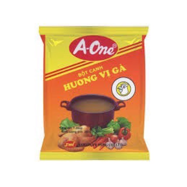 Thùng bột canh Aone vị gà, tôm 200g