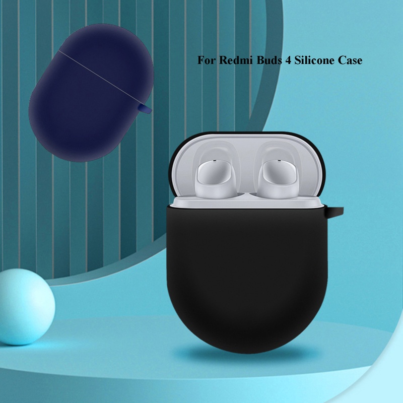 Vỏ Bảo Vệ Hộp Sạc Tai Nghe RedmiBuds 4 Không Dây Chống Sốc Chống Bụi Có Thể Giặt