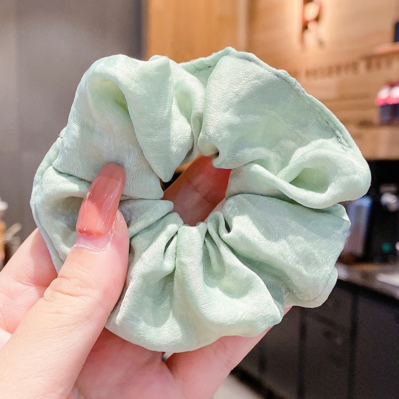 Dây buộc tóc thiết kế co giãn phong cách Retro Hàn Quốc