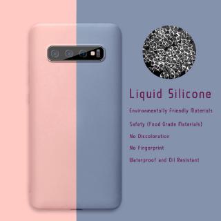 Liquid Silicone Casing Samsung Galaxy Note 9 8 S7 Edge A9 A7 2018【With Liquid Strap】Soft Cover Case