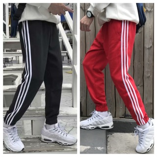 Quần jogger 3 sọc ống suông/bo ❤️/nam nữ unisex/❤️freeship❤️