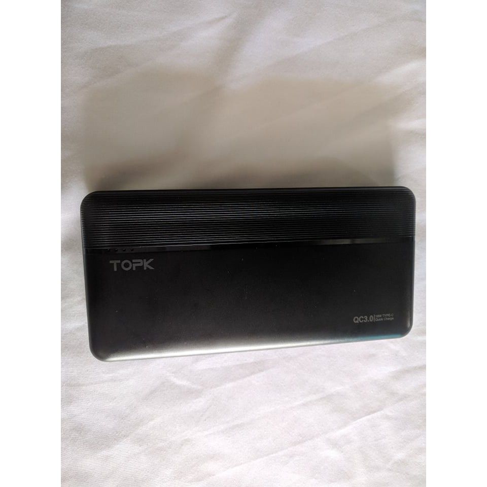 Sạc dự phòng TOPK I1015P 10.000 mAh QC3.0 sạc nhanh 18W Chính Hãng Loại Tốt Nhất