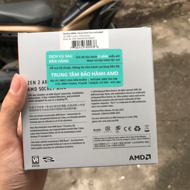 RẺ MỖI NGÀY Bộ vi xử lý Ryzen 5 3600 Bảo hành Chính Hãng SPC 36 tháng New Nguyên Seal