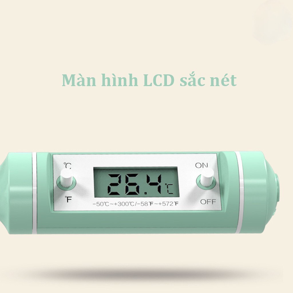 Nhiệt kế đo nước pha sữa, đo nhiệt độ nước, thức ăn Misuta
