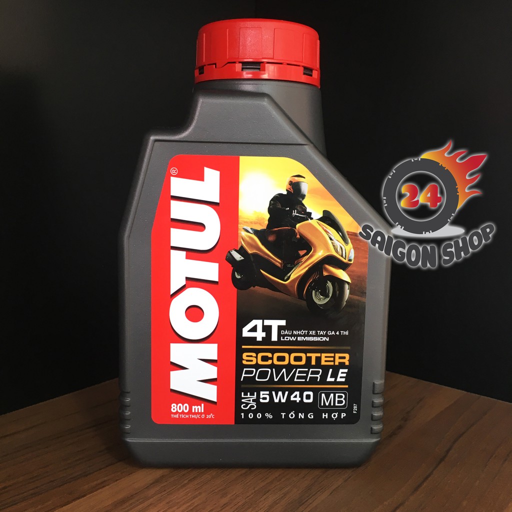 NHỚT MOTUL SCOOTER POWER 5W40 Tổng Hợp Toàn Phần