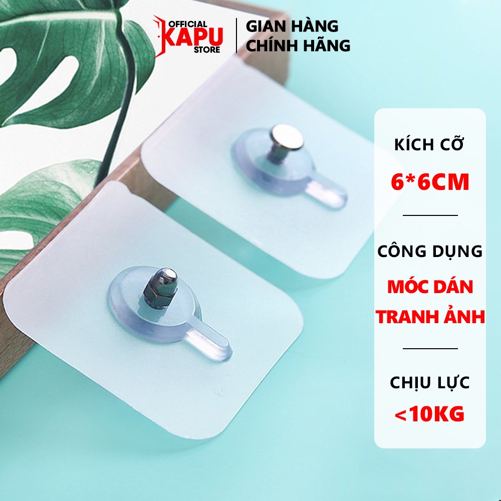 Móc dán tường thay thế đinh vít, tắc kê treo tranh ảnh, đồng hồ không cần khoan tường, móc chịu lực rất tốt