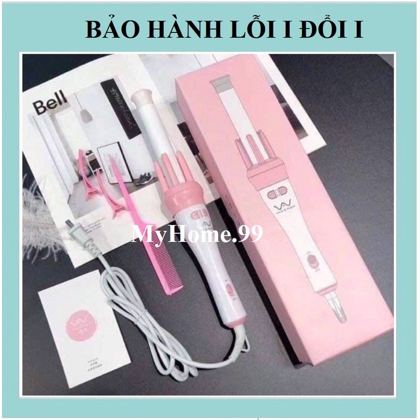 Máy uốn tóc tự động làm xoăn tóc mini Vivid&Vogue tạo kiểu sóng lọn hàn quốc 360 độ bảo hành lỗi 1 đổi 1