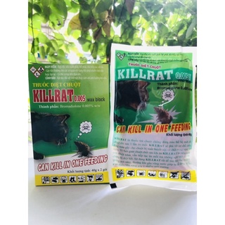 Killrat 0.005 Hộp/2 Gói * 40g - Diệt Chuột Trong Mồi Đầu Tiên