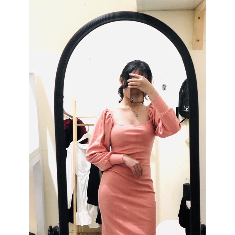 Đầm dự tiệc body tay phồng tôn dáng Đầm Nữ Hoài Thương