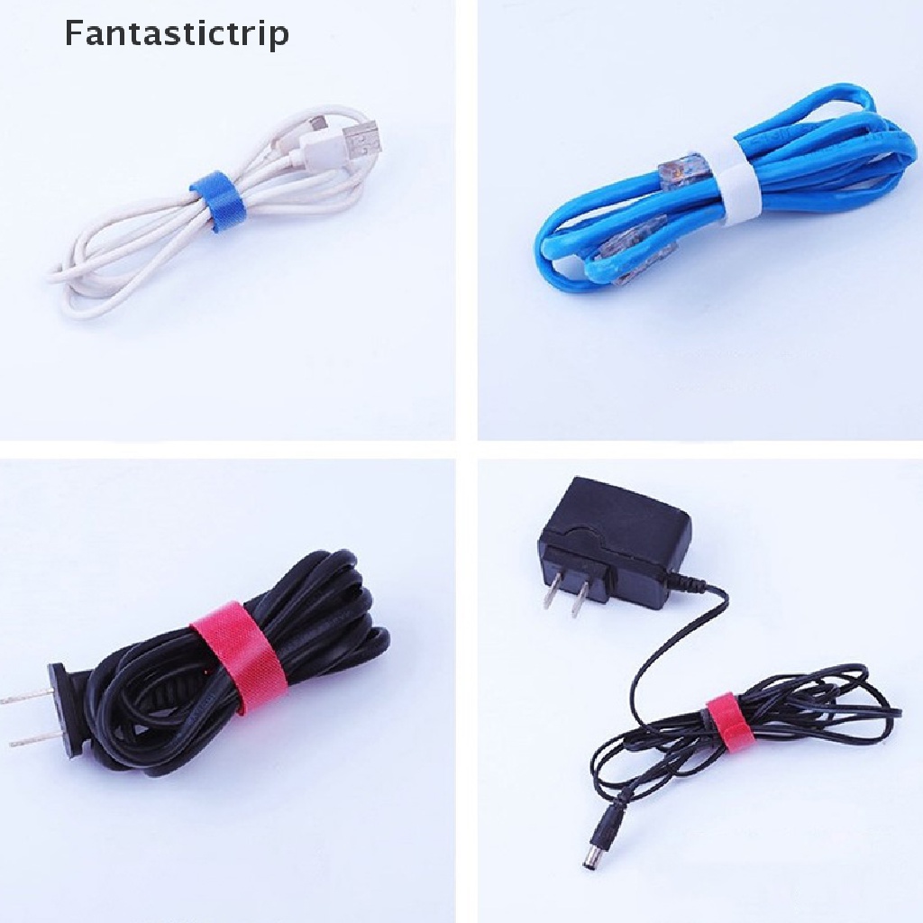Set 10 Dây Buộc Cáp Bằng Nhựa Nylon Có Thể Tái Sử Dụng