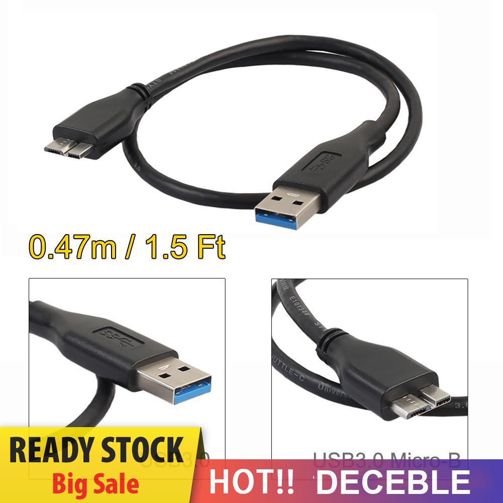 Cáp Chuyển Đổi Usb 3.0 Sang Usb 3.0 47cm 1.5ft Đen | BigBuy360 - bigbuy360.vn