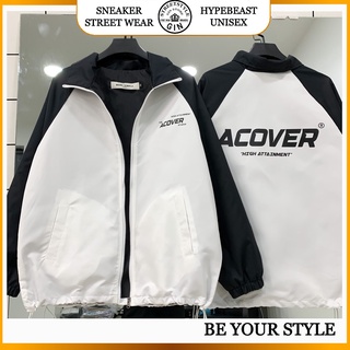 Áo khoác dù acover nam nữ ulzzang unisex form rộng bomber 7zia jacket - gin store