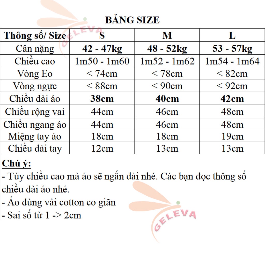 Áo croptop nữ cổ tim tay ngắn kiểu form rộng màu vàng Geleva GE919