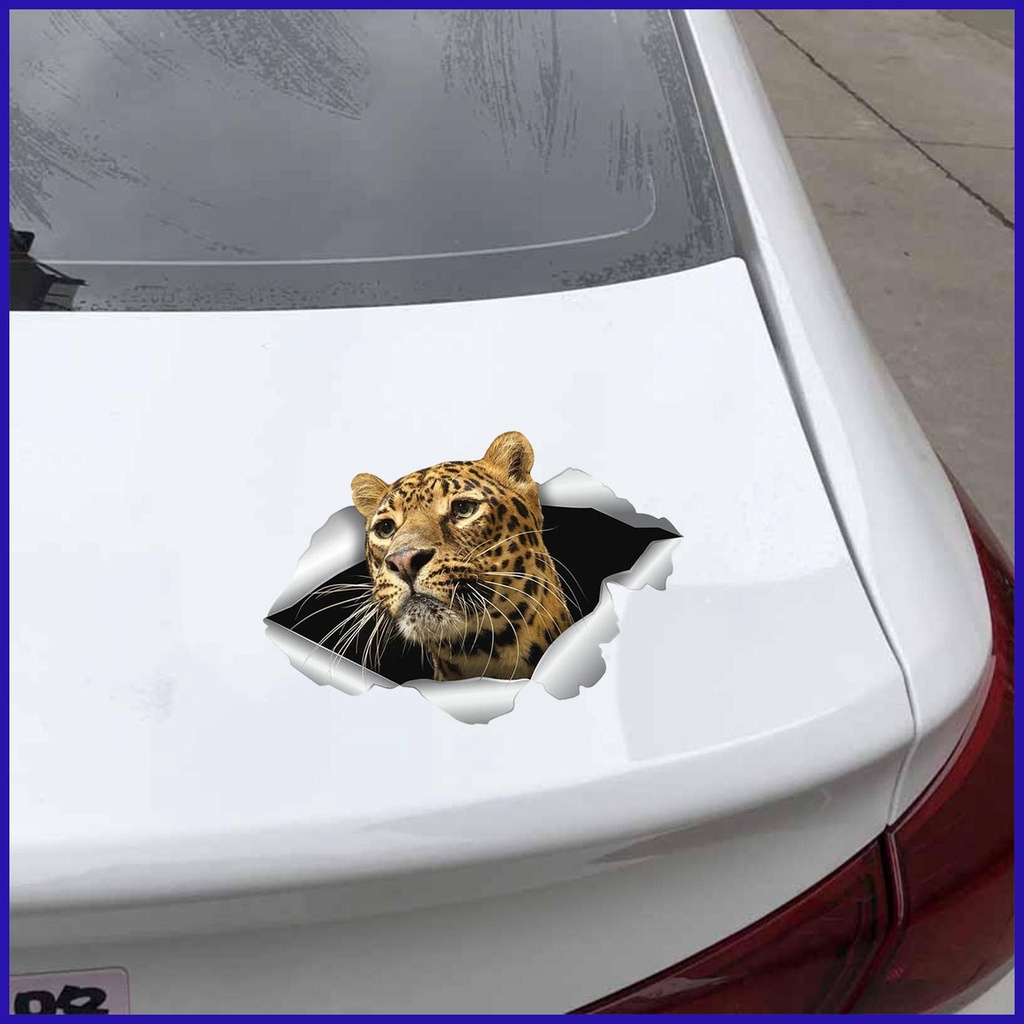 Miếng Dán Hình Chó Bull 3D Ngộ Nghĩnh Trang Trí Xe Hơi