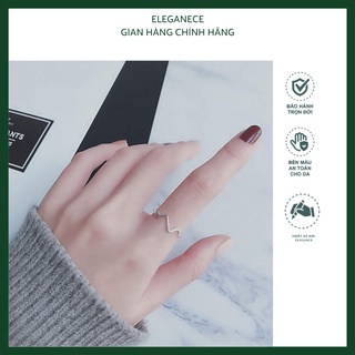 Nhẫn Bạc Nữ Freesize Hình Nhịp Tim